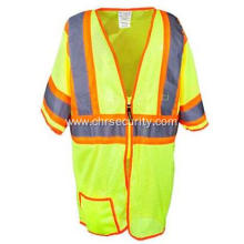 Two Tone Yellow Classic Mesh Safety Vest